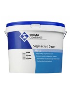 SIGMACRYL DECOR MATT 10L BLANC