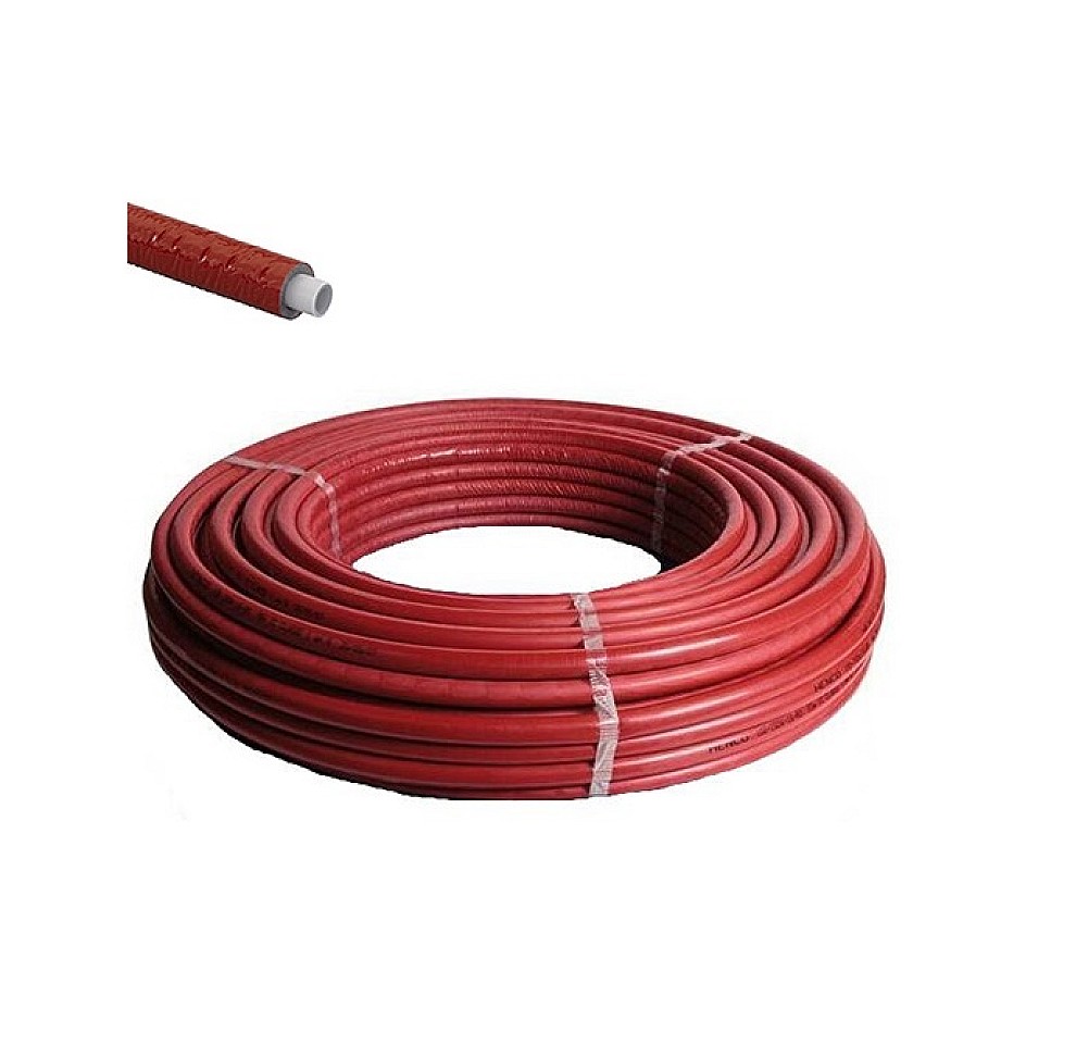 HENCO Tuyau multicouche isolé 50m rouge