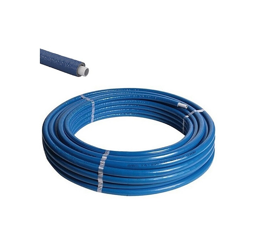 HENCO Tuyau multicouche isolé 50m bleu