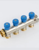 Collecteur Chauffage/Sanitare Begetube 4/4" M24 - Bleu