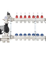 Emmeti Collecteur Chauffage au sol + groupe de mélange  4/4"