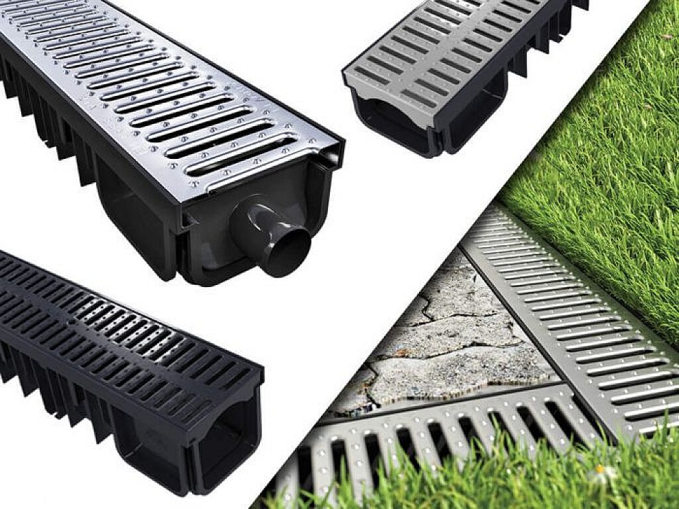 Caniveau de drainage galvanisé