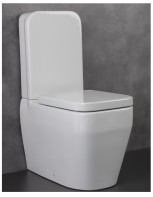 ALISEO Cuvette Monobloc Sur Pied - Blanc