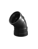 PP Noir Sanitaire coude 45° FF