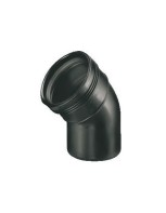 PP Noir Sanitaire coude 45° MF