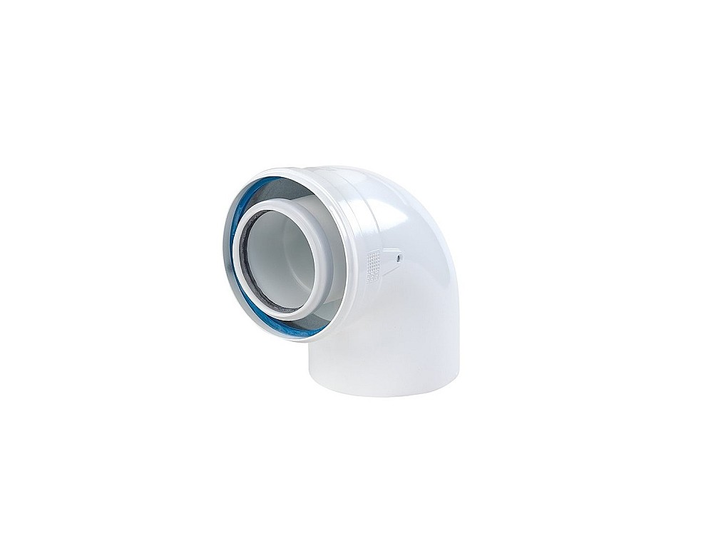 Coude 87° alu/pp