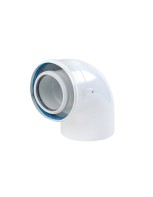 Coude 87° alu/pp